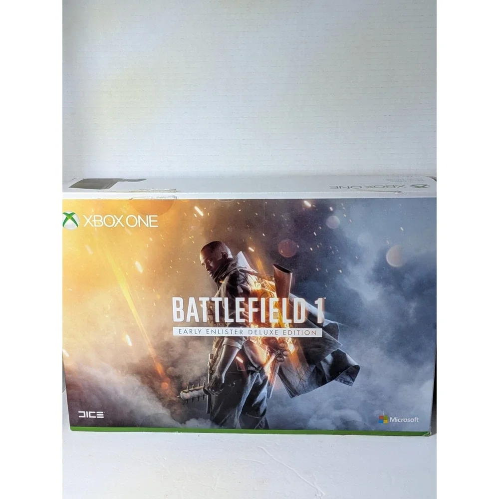 Xbox One S Battlefield 1 Military Green 1TB Console And Box Only